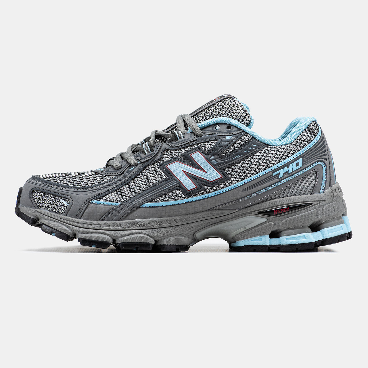 Чоловічі Кросівки New Balance 740 Grey Blue / Нью Беланс 740 Сірі з Блакитним