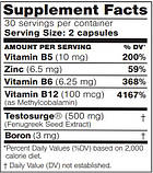 Продукти клітинного харчування BEPIC T Testosterone Complexor 60 капсул, фото 3