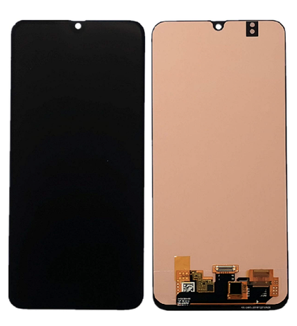 Дисплей (екран) для Samsung M215F Galaxy M21/M305F/M307F/M315F + тачскрин, чорний, TFT, (In-Cell), фото 1