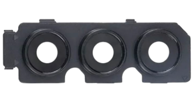 Скло камери для Samsung A135F Galaxy A13 4G, з рамкою чорного кольору