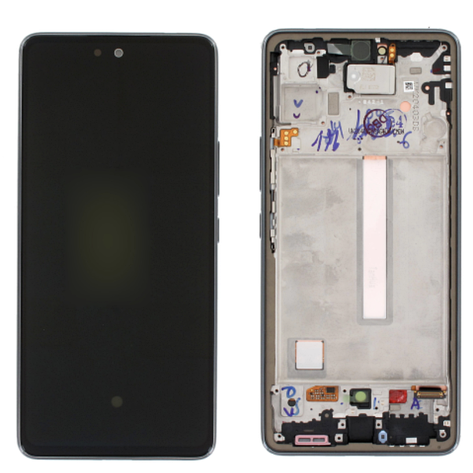 Дисплей (екран) для Samsung A536B Galaxy A53 5G + тачскрин, чорний, TFT, з передньою панеллю, фото 1