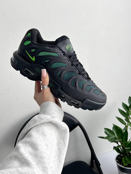 Nike air max plus tn - black/electric green 2025