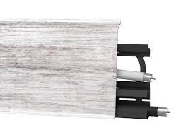 Плинтус Arbiton INDO, Дуб Филадельфия №131 70x26x2500 Светло-серый INDO