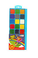 Акварель "Travel Kids" 24 кольори без пензля, в пластику