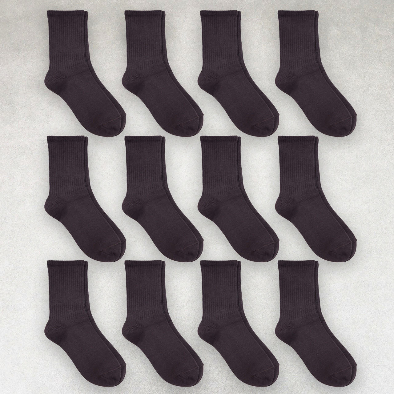 Шкарпетки жіночі 12 пар «Chocolate» з високою резинкою бавовна преміум сегмент розмір 35-38 арт. 65Н.12, фото 1