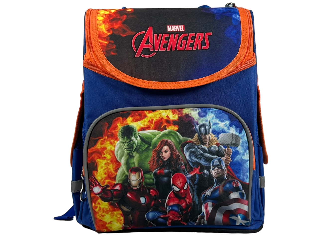 Шкільний рюкзак з принтом Marvel для хлопчиків молодших класів, фото 1