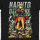 Футболка чорна Morze Naruto V41, фото 2