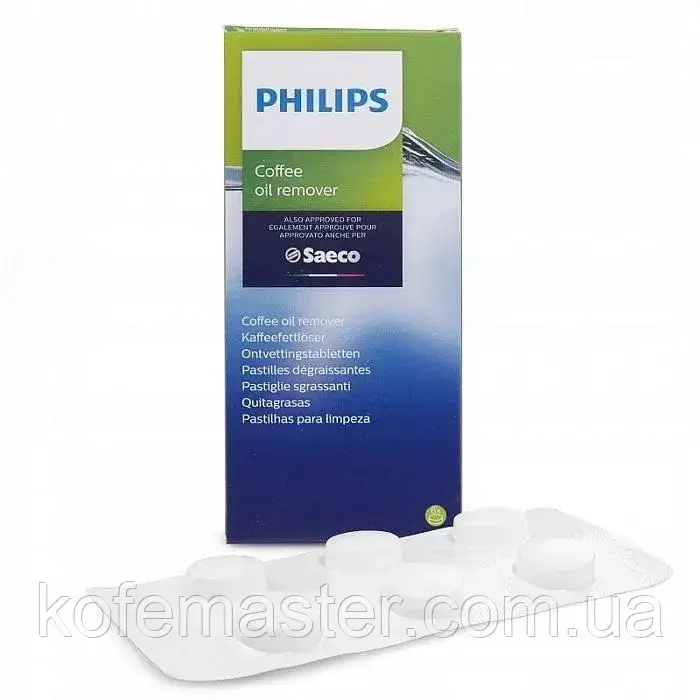 Таблетки для очищення від кавових олій Philips, 6 шт., CA6704/10, фото 1