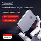 Metal Power Bank MagSafe 5000mAh, фото 5
