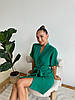 Жіночий халат із мусліну Hawaii, зелений, фото 6