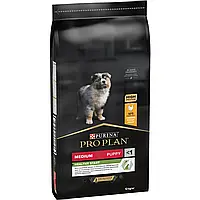 Purina Pro Plan Puppy Medium сухий корм для цуценят середніх порід з куркою, 12 кг