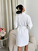Жіночий халат Білий COSY вафельний, фото 4