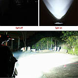 Металева світлодіодна фара IP67 12-85V для електросамокату/велосипеда мотоцикла 20W 1200lm 6000K, фото 5