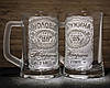 Пивні келихи на річницю весілля із гравіюванням Чоловік витримка 15 років Найкращий у світі і Дружина витримка 15 Найкраща у світі, фото 4