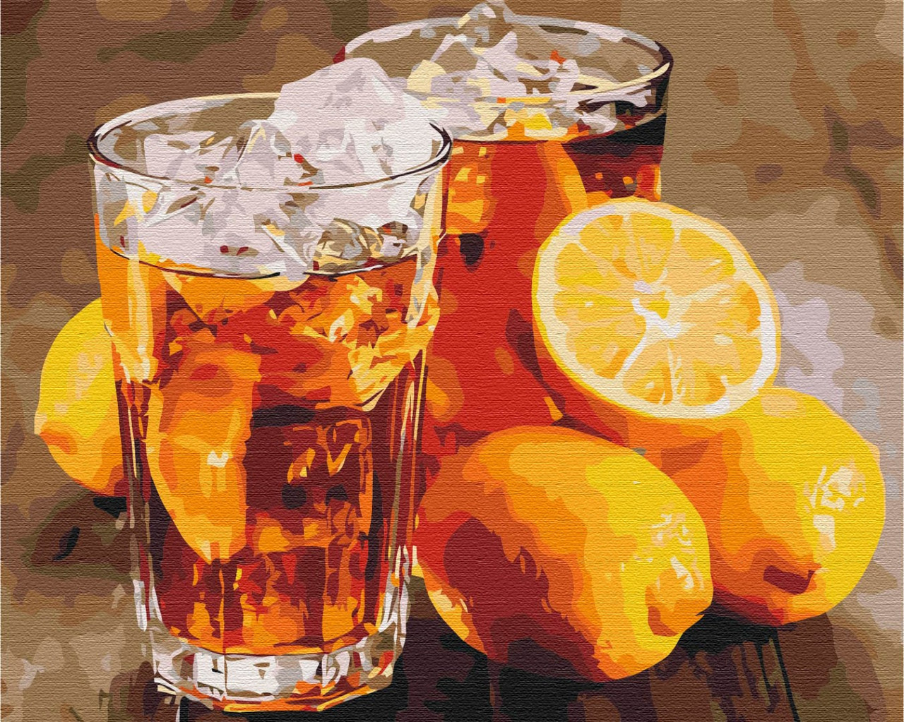 Картина за номерами 40х50 см. Охолоджуючий лимонад. Brushme, фото 1