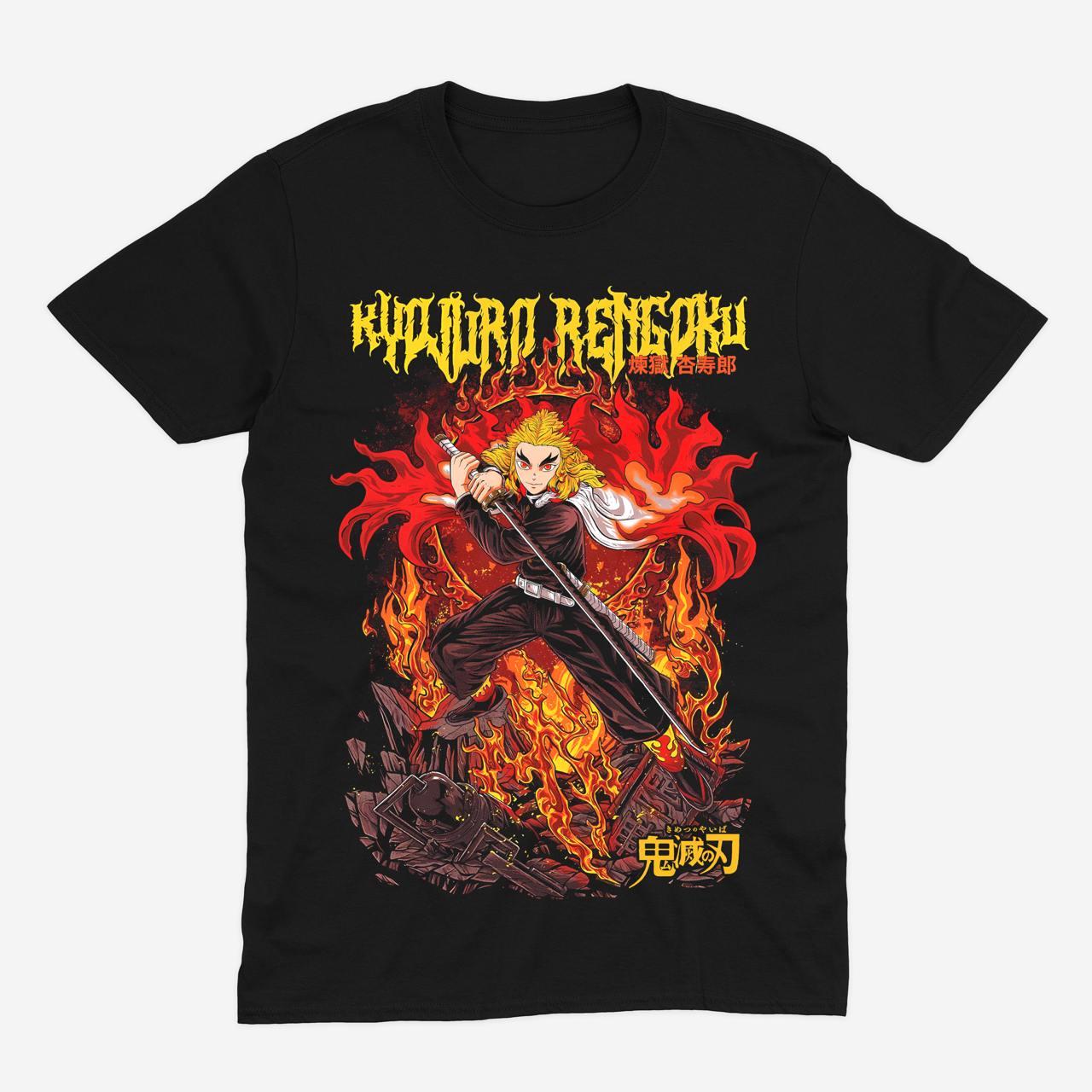 Футболка чорна Morze DEMON SLAYER V7