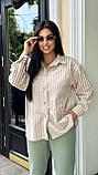 Жіноча стильна  сорочка  батал новинка 2024, фото 3