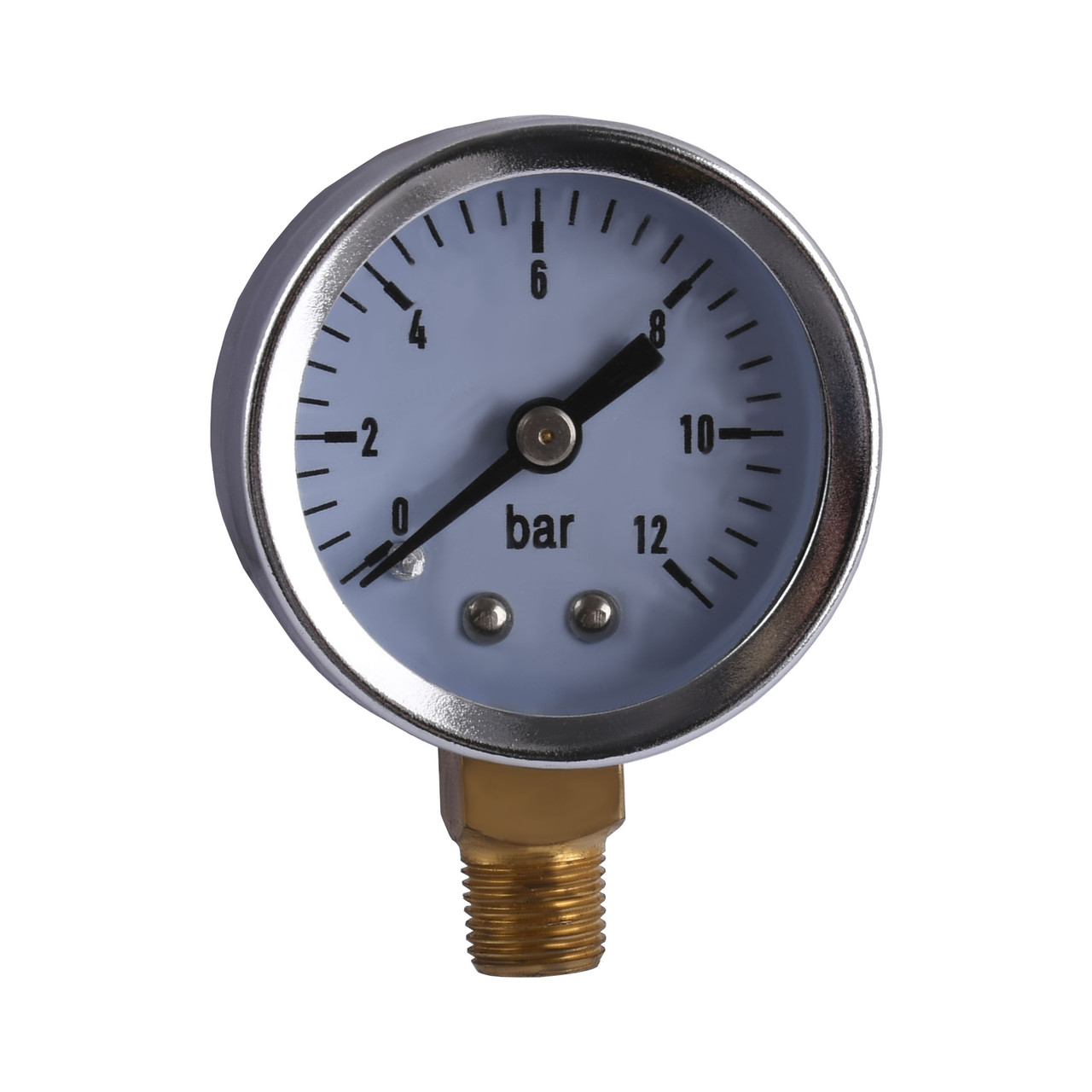 Манометр для води Optima 1/8″ 12 бар (D 40 мм) вертикальний Y40 NFC, фото 1