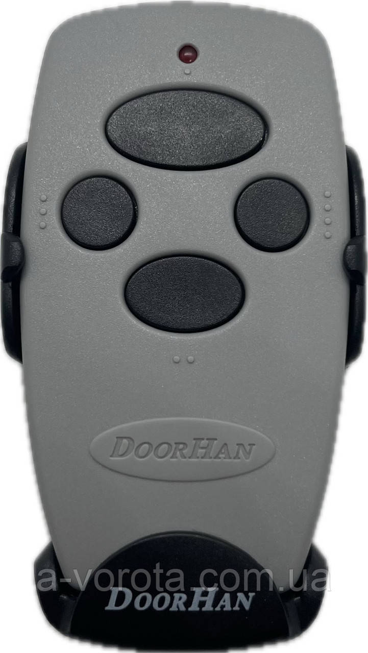 Пульт ду doorhan transmitter 4 (сірий) для воріт, автоматичного шлагбауму, рулонних воріт 433,92МГц