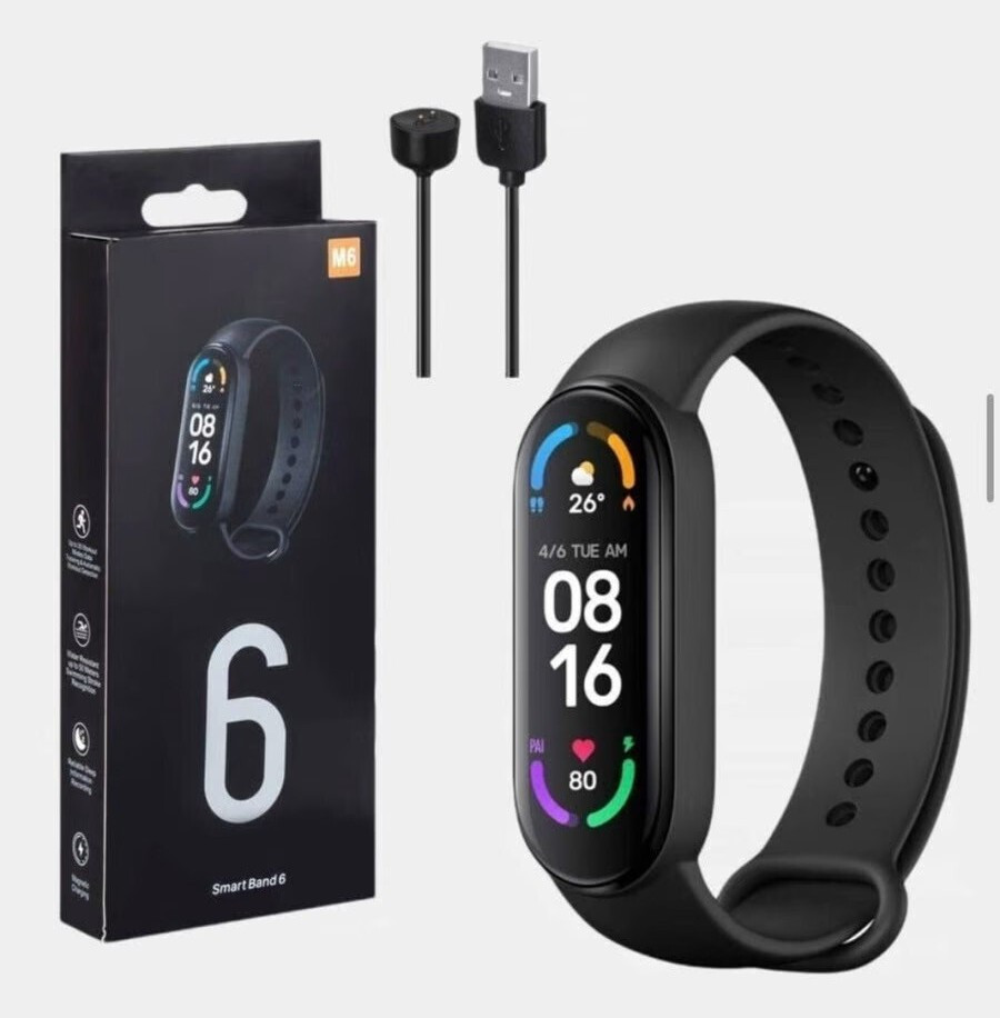 Фітнес-браслет M6 Smart Band з крокоміром і вимірюванням пульсу