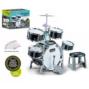 Барабанна установка зі стільцем Jazz Drum Q 530 A (розмір 67-40,5-в72см), фото 3