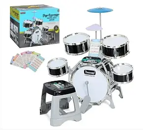 Барабанна установка зі стільцем Jazz Drum Q 530 A (розмір 67-40,5-в72см), фото 4