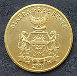 Монета Біафри 10 шілінгов 2017 р. Слон африканський, фото 2