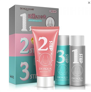 Набір для видалення чорних цяток у три етапи BIOAQUA Remove Black Heads 3-step Kit, фото 3