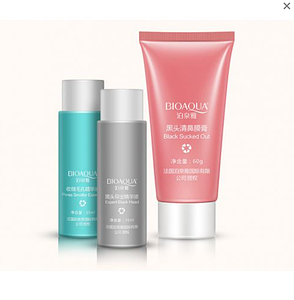 Набір для видалення чорних цяток у три етапи BIOAQUA Remove Black Heads 3-step Kit, фото 4
