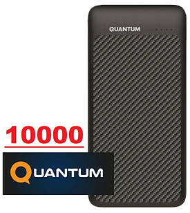Power Bank ПоверБанк Quantum QM-PB1010 10000 mAh 3.7V black (2-USB)