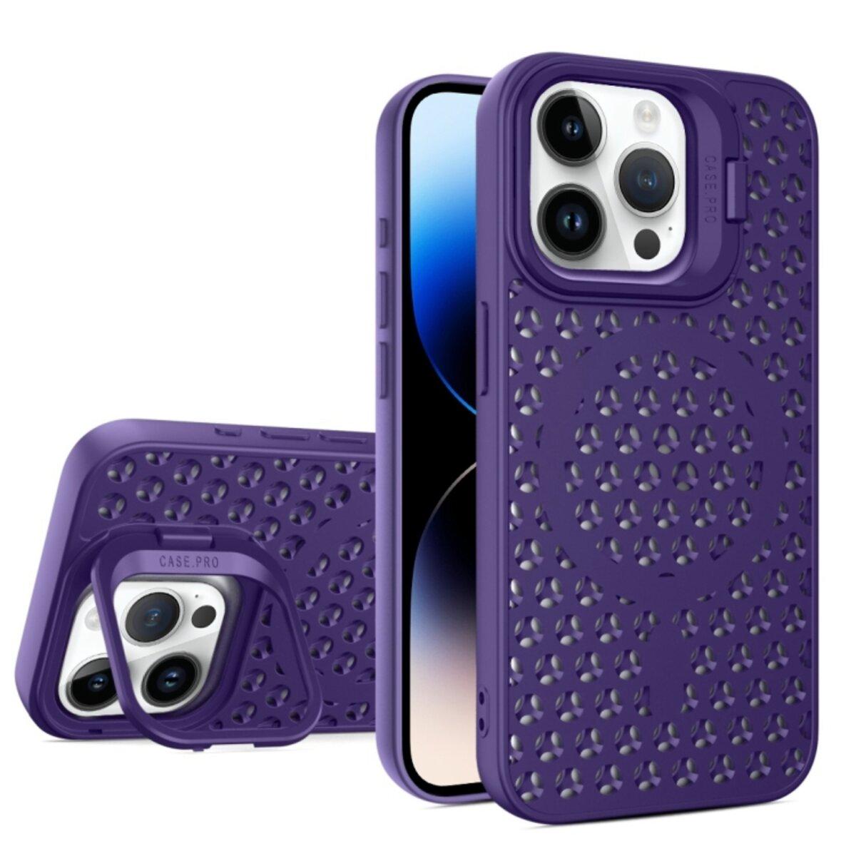 Захисний чохол з підставкою для Apple iPhone 14 Pro Purple для Apple iPhone 14 Pro