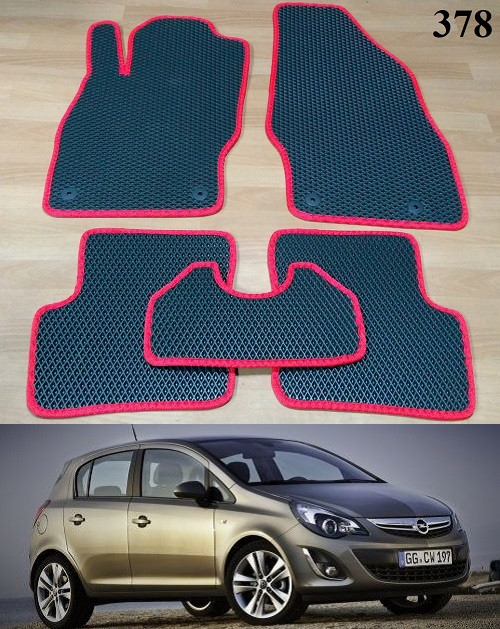 Килимки ЕВА в салон Opel Corsa D '06-14