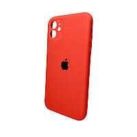 Силіконовий чохол із захистом для камери для Apple iPhone 11 кругл 11,Червоний