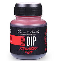 Амінодип Orient Baits amino dip STRAWBERRY SQUID, 100 мл