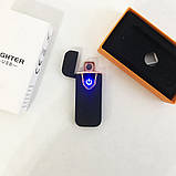 Запальничка спіральна USB-711, електронна запальничка спіральна подарункова, запальничка із зарядкою від usb, фото 8