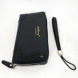 Гаманець шкіряний чоловічий Baellerry leather black, гаманець чоловічий для карток. Колір: чорний, фото 7