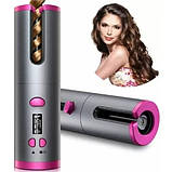 Плойка авто-бігуді для завивки волосся бездротовий Ramindong Hair curler. Колір: сірий, фото 6