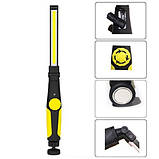 Ліхтар для кемпінгу BL-W55-COB, поворот 180º + 180º, магніт, похідний кемпінговий ліхтар, складаний ліхтар, фото 5