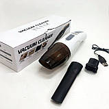 Автомобільний пилосос Car Vacuum Cleaner HY05 на АКУМУЛЯТОРІ. Колір: білий, фото 7
