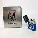 Дугова електроімпульсна запальничка USB металева коробка HL-447. Колір: синій, фото 6
