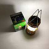 Туристичний ліхтар лампи на сонячній батареї з павером CAMPING MH-5800T (6+1 LED). Колір: коричневий, фото 9