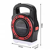 Переносний ліхтар прожектор 6678С-3LED+5COB із сонячною панеллю та функцією Power Bank, ручний прожектор, фото 3