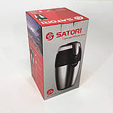 Кавомолка SATORI SG-2510-SL, електрична кавомолка подрібнювач, кавомолка потужна, подрібнювач зерен, фото 8