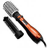 Фен щітка крутиться фен щітка для об'єму , Фен щітка з насадкою, що обертається, Повітряний стайлер для волосся, фото 7