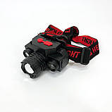 Ліхтар налобний Bailong BL-1805 COB XPE акумуляторний, ліхтар на голову для риболовлі, надійний налобний, фото 8