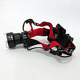 Налобний ліхтар X-Balog BL-T07B-P90, потужний тактичний ліхтарик налобний, водонепроникний ліхтар, фото 2