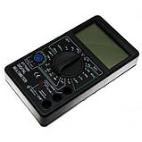 Цифровий мультиметр Digital DT700B з великим дисплеєм, тестер для вимірювання напруги, якісний, фото 6