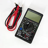 Цифровий мультиметр Digital DT700B з великим дисплеєм, тестер для вимірювання напруги, якісний, фото 10