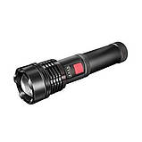 Ліхтарик світлодіодний з акумулятором X-Balog BL-X72-P90, ліхтар ручний потужний, тактовний ліхтар, фото 3