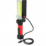 Ліхтар кемпінговий ZJ-8859-COB-3 акумуляторний 18650 х 2, зарядка від micro USB, з магнітом та гачком, фото 5